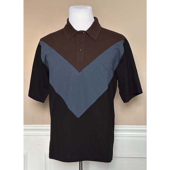 Bottega Veneta Other - NWT $700 Bottega Veneta Cotton Piquet Polo Multicolor Shirt S (Oversized) 704205